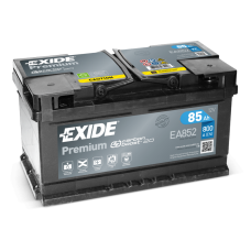 EXIDE Premium EA852 85Ah, 800A, +R