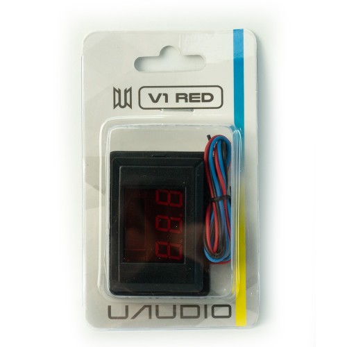 Вольтметр автомобільний UAudio V1 Red Вольтметр автомобільний UAudio V1 Red