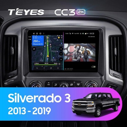 Штатна магнітола Teyes CC3 2k Chevrolet Silverado 3 (2013-2019) Штатна магнітола Teyes CC3 2k Chevrolet Silverado 3 (2013-2019)