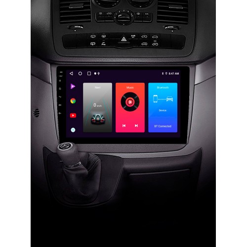 Штатна магнітола SIGMA F10216 ANDROID 10 2+32 Gb Mercedes-Benz Vito 2 Viano 2 W639 2003-2015 10"
