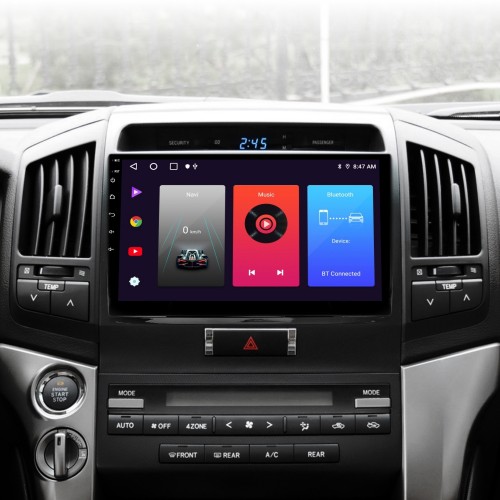 Штатна магнітола SIGMA F10216 ANDROID 10 2+32 Gb Toyota Land Cruiser 11 200 (F1) 2007-2015 10"