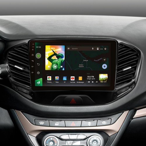 Штатна магнітола SIGMA X9464 ANDROID 10 4+64 Gb 4G DSP LADA Vesta Cross Sport (F1) 2015-2022 9"