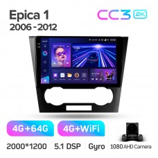 Штатна магнітола Teyes CC3 4+64 Gb Chevrolet Epica 1 2006 - 2012 9" 2k