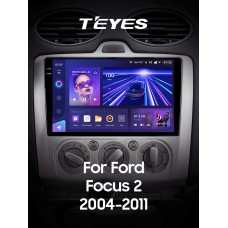 Штатна магнітола Teyes CC3 4+64 Gb Ford Focus 2 Mk 2 2004-2011 (F1) 9" 2k