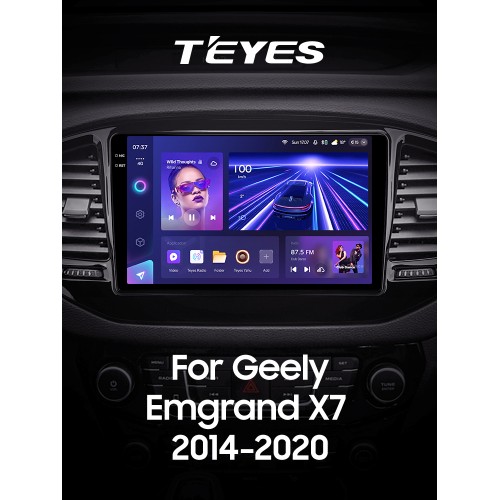 Штатна магнітола Teyes CC3 4+64 Gb Geely Emgrand X7 Vision X6 Haoqing SUV 2014-2020 9" 2k (L1)