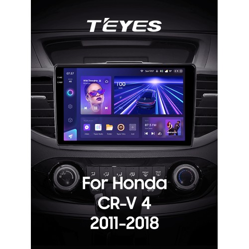 Штатна магнітола Teyes CC3 4+64 Gb Honda CR-V CRV 4 RM RE (9 inch) 2011-2018 (B) 9" 2k