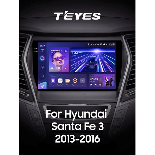 Штатна магнітола Teyes CC3 4+64 Gb Hyundai Santa Fe 3 2013-2016 (A) 9" 2k Штатна магнітола Teyes CC3 4+64 Gb Hyundai Santa Fe 3 2013-2016 (A) 9" 2k