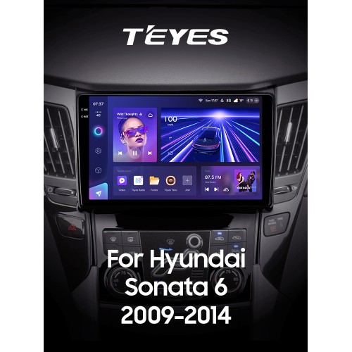 Штатна магнітола Teyes CC3 4+64 Gb Hyundai Sonata 6 YF 2009-2014 (B) 9" 2k