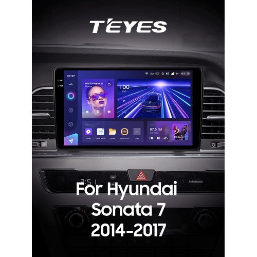 Штатна магнітола Teyes CC3 4+64 Gb Hyundai Sonata 7 LF 2014-2017 (A) 9" 2k