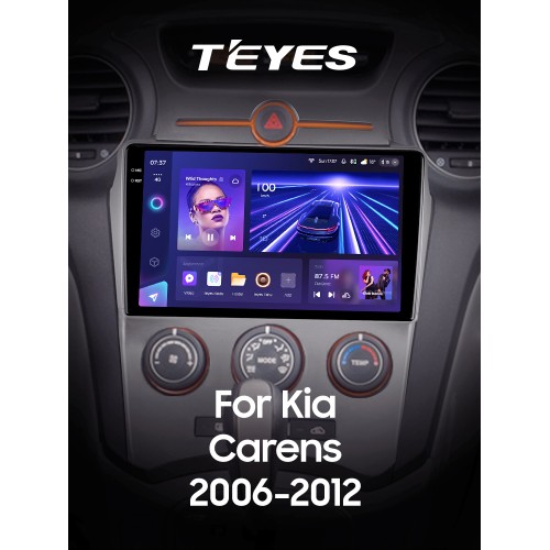 Штатна магнітола Teyes CC3 4+64 Gb Kia Carens UN 2006-2012 (F1) 9" 2k