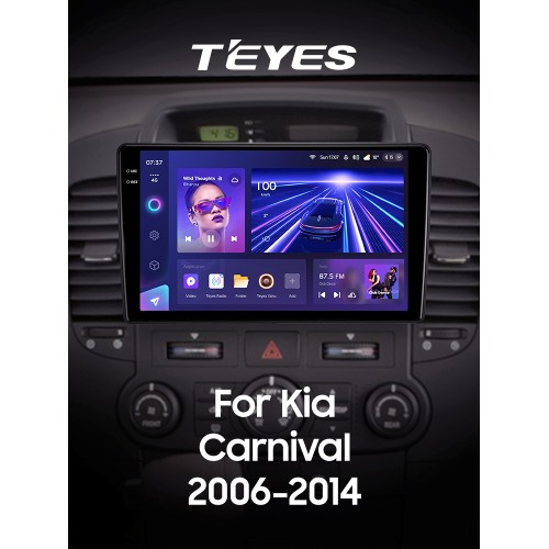 Штатна магнітола Teyes CC3 4+64 Gb Kia Carnival VQ 2006-2014 9" 2k