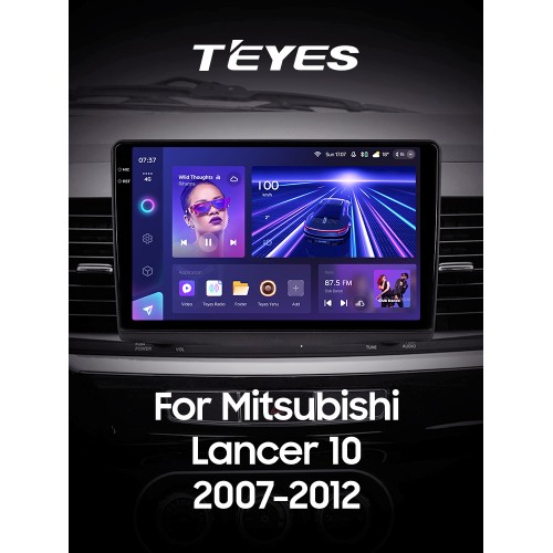 Штатна магнітола Teyes CC3 4+64 Gb Mitsubishi Lancer 10 CY 2007-2012 (B) 10" 2k