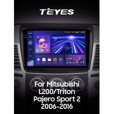 Штатна магнітола Teyes CC3 4+64 Gb Mitsubishi Pajero Sport 2 L200 Triton 2008-2016 9" 2k