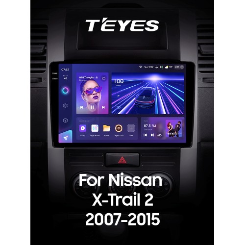 Штатна магнітола Teyes CC3 4+64 Gb Nissan X-Trail X Trail 2 T31 2007-2015 10" 2k