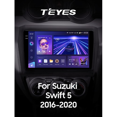 Штатна магнітола Teyes CC3 4+64 Gb Suzuki Swift 5 2016-2020 9" 2k