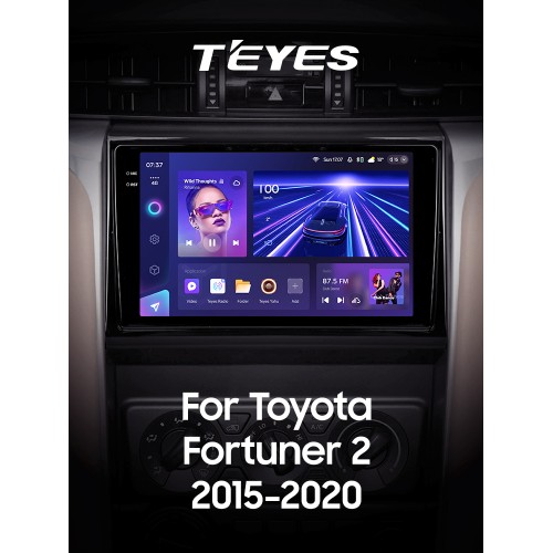Штатна магнітола Teyes CC3 4+64 Gb Toyota Fortuner 2 2015-2018 9" 2k