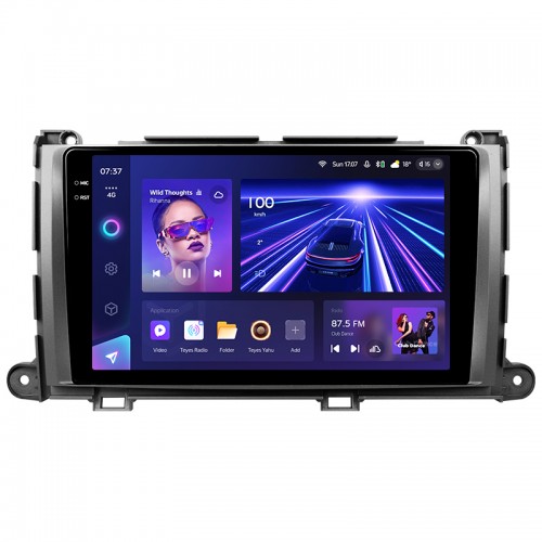Штатна магнітола Teyes CC3 4+64 Gb Toyota Sienna 3 XL30 2010 - 2014 9" 2k