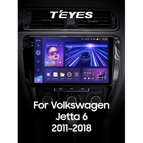 Штатна магнітола Teyes CC3 4+64 Gb Volkswagen Jetta 6 2011-2018 10" 2k