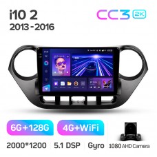 Штатна магнітола Teyes CC3 6+128 Gb Hyundai i10 2013-2016 9" 2k (L1)