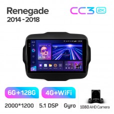 Штатна магнітола Teyes CC3 6+128 Gb Jeep Renegade 2014-2018 9" 2k Штатна магнітола Teyes CC3 6+128 Gb Jeep Renegade 2014-2018 9" 2k
