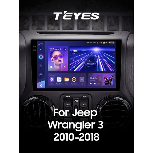 Штатна магнітола Teyes CC3 6+128 Gb Jeep Wrangler 3 JK 2010-2017 (L15) 10" 2k (L1)