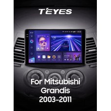 Штатна магнітола Teyes CC3 6+128 Gb Mitsubishi Grandis 1 2003-2010 (F1) 9" 2k