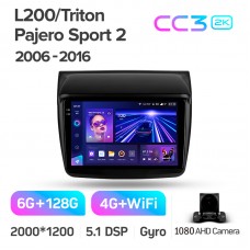 Штатна магнітола Teyes CC3 6+128 Gb Mitsubishi Pajero Sport 2 L200 Triton 2008-2016 9" 2k Штатна магнітола Teyes CC3 6+128 Gb Mitsubishi Pajero Sport 2 L200 Triton 2008-2016 9" 2k