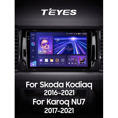 Штатна магнітола Teyes CC3 6+128 Gb Skoda Kodiaq 2016-2021 Karoq NU7 2017-2021 (A) 9" 2k