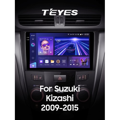 Штатна магнітола Teyes CC3 6+128 Gb Suzuki Kizashi 2009-2015 9" 2k