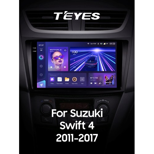 Штатна магнітола Teyes CC3 6+128 Gb Suzuki Swift 4 2011-2017 9" 2k