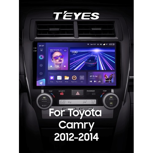 Штатна магнітола Teyes CC3 6+128 Gb Toyota Camry 7 XV 50 55 Middle East 2012-2014 10" 2k