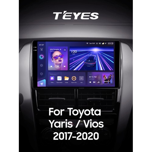 Штатна магнітола Teyes CC3 6+128 Gb Toyota Yaris Vios 2017-2020 (F1) 9" 2k (L1) Штатна магнітола Teyes CC3 6+128 Gb Toyota Yaris Vios 2017-2020 (F1) 9" 2k (L1)
