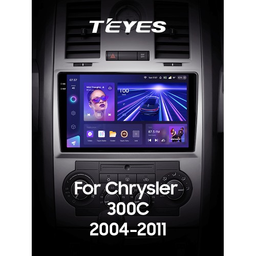 Штатна магнітола Teyes CC3 6+128 Gb з коловим оглядом 360° Chrysler 300C 1 2004-2011 9" 2k