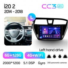 Штатна магнітола Teyes CC3 6+128 Gb з коловим оглядом 360° Hyundai i20 2 II GB 2014-2018 9" 2k Штатна магнітола Teyes CC3 6+128 Gb з коловим оглядом 360° Hyundai i20 2 II GB 2014-2018 9" 2k