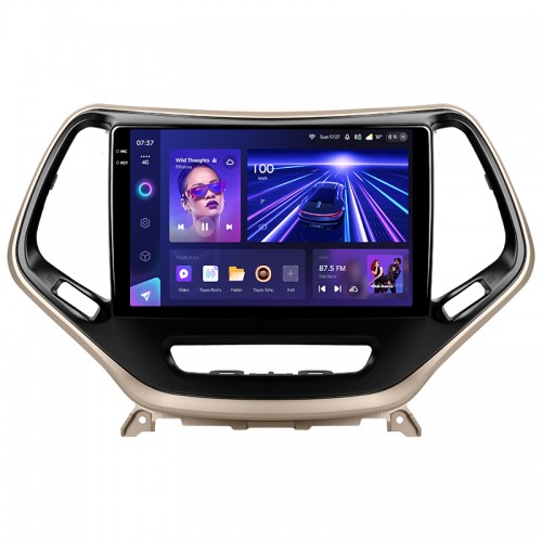 Штатна магнітола Teyes CC3 6+128 Gb з коловим оглядом 360° Jeep Cherokee 5 KL 2014-2018 10" 2k
