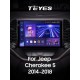 Штатна магнітола Teyes CC3 6+128 Gb з коловим оглядом 360° Jeep Cherokee 5 KL 2014-2018 10" 2k