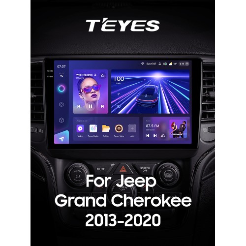 Штатна магнітола Teyes CC3 6+128 Gb з коловим оглядом 360° Jeep Grand Cherokee WK2 2013-2020 (F1) 9" 2k (L1)