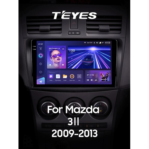 Штатна магнітола Teyes CC3 6+128 Gb з коловим оглядом 360° Mazda 3 2 2009-2013 9" 2k