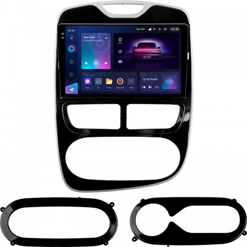 Штатна магнітола Teyes CC3 6+128 Gb з коловим оглядом 360° Renault Clio 4 BH98 KH98 2012-2015 10" 2k (L1)