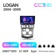 Штатна магнітола Teyes CC3 6+128 Gb з коловим оглядом 360° Renault Logan 1 2004-2009 9" 2k