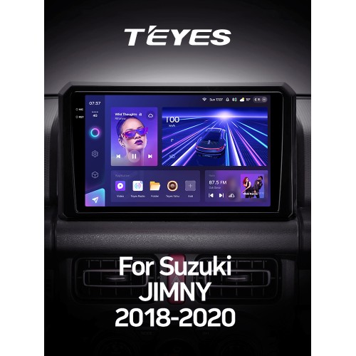 Штатна магнітола Teyes CC3 6+128 Gb з коловим оглядом 360° Suzuki Jimny JB64 2018-2020 9" 2k