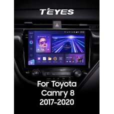 Штатна магнітола Teyes CC3 6+128 Gb з коловим оглядом 360° Toyota Camry 8 XV 70 2017-2020 10" 2k