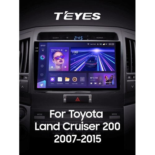 Штатна магнітола Teyes CC3 6+128 Gb з коловим оглядом 360° Toyota Land Cruiser 11 200 (F1) 2007-2015 10" 2k Штатна магнітола Teyes CC3 6+128 Gb з коловим оглядом 360° Toyota Land Cruiser 11 200 (F1) 2007-2015 10" 2k