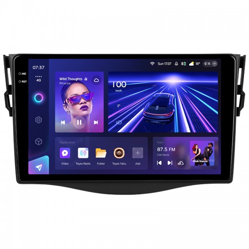Штатна магнітола Teyes CC3 6+128 Gb з коловим оглядом 360° Toyota RAV4 3 XA30 (F1) 2005-2016 9" 2k