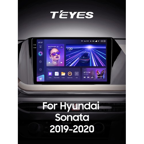 Штатна магнітола Teyes CC3 4+64 Gb Hyundai Sonata DN8 (1 Din) 2019-2020 (B) 10" 1din 2k