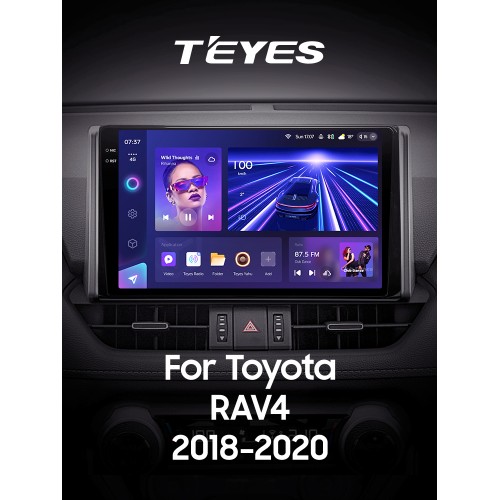 Штатна магнітола Teyes CC3 4+64 Gb Toyota RAV4 5 XA50 (1 Din) 2018-2023 10" 1din 2k Штатна магнітола Teyes CC3 4+64 Gb Toyota RAV4 5 XA50 (1 Din) 2018-2023 10" 1din 2k