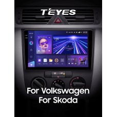 Штатна магнітола Teyes CC3 6+128 Gb з коловим оглядом 360° Volkswagen Universal For Volkswagen Bora/Golf 6/Passat/Scirocco/Sharan/Touran For Skoda 2k