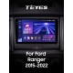 Штатна магнітола Teyes CC3 6+128 Gb з коловим оглядом 360° Ford Ranger P703 2015-2022 (C) 9" 2k
