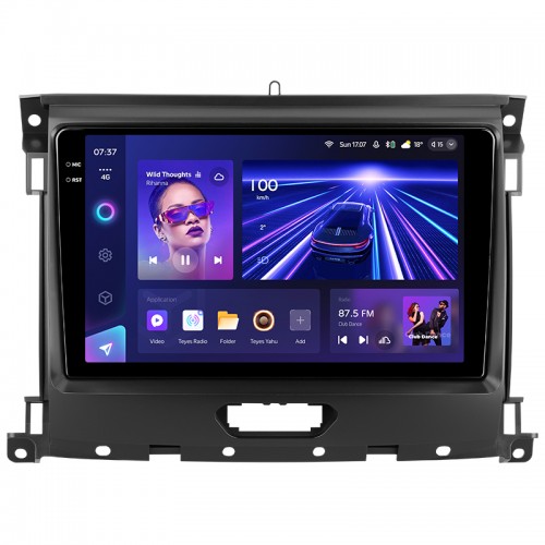 Штатна магнітола Teyes CC3 6+128 Gb з коловим оглядом 360° Ford Ranger P703 2015-2022 (C) 9" 2k