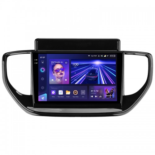 Штатна магнітола Teyes CC3 6+128 Gb з коловим оглядом 360° Hyundai Solaris 2 II 2020-2021 9" 2k